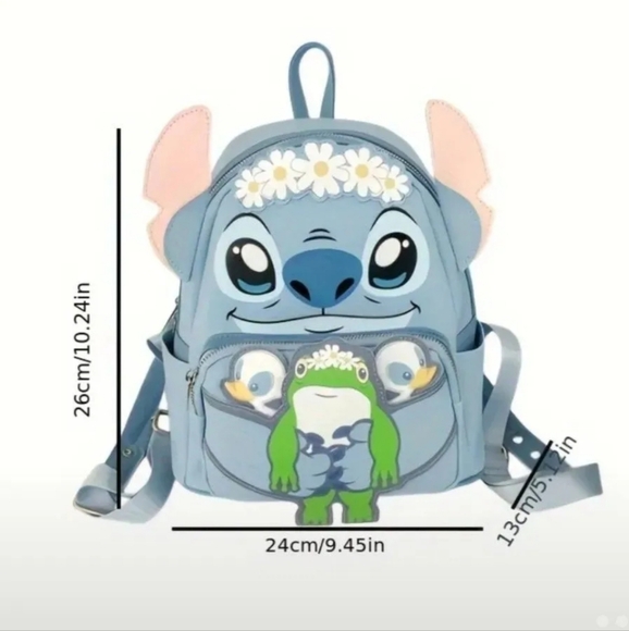 Stitch Blue Backpack - Picture 2 of 3